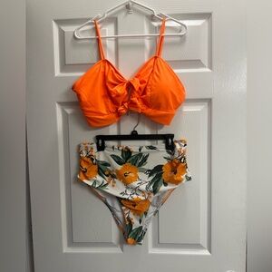 Women’s PLUS size bikini high waist bottoms.looks absolutely gorgeous on!!